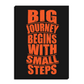 Big Journey Inspired Quotes Wood Print Wall Art