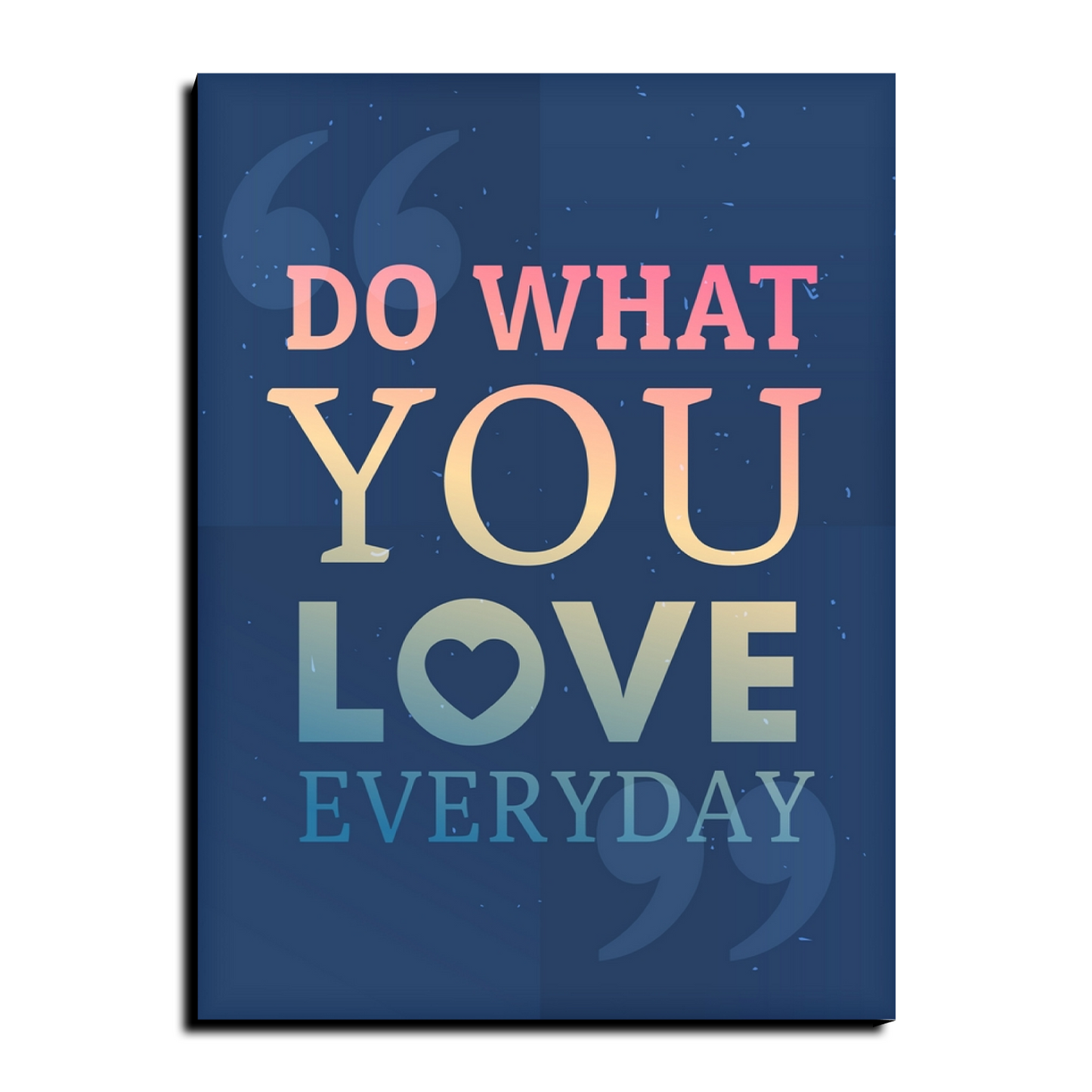 Do What You Love Inspired Quotes Wood Print Wall Art