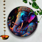 Ganesha Idol Digital Wood Print Wall Art
