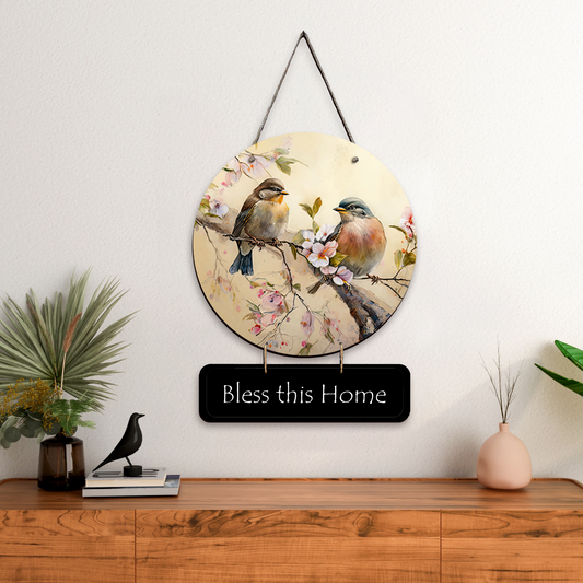 Bless This Home Wooden Wall Art Wood Print