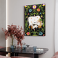 Cow and Calf Sacred Pichwai Wood Print Wall Art