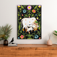 Cow and Calf Sacred Pichwai Wood Print Wall Art
