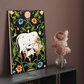Cow and Calf Sacred Pichwai Wood Print Wall Art