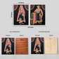 Queen and King Royal Wood Print Wall Art Set of 2
