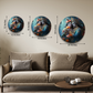 Radha Krishna Digital Wood Print Wall Art