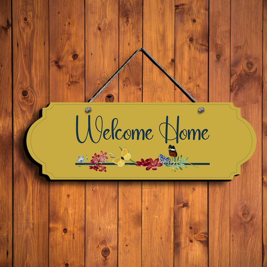 Welcome Home Wooden Wall Art Wood Print