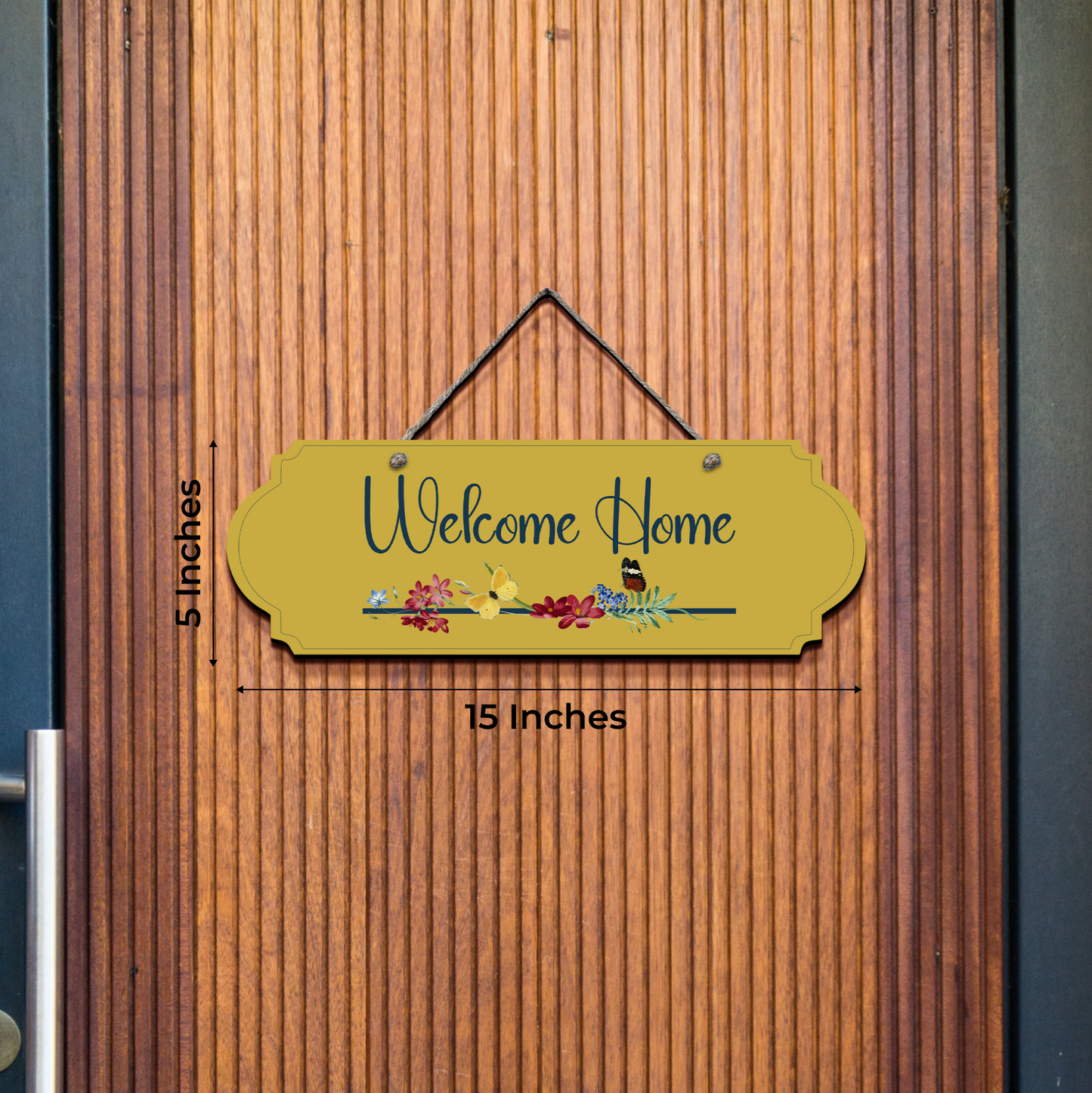 Welcome Home Wooden Wall Art Wood Print
