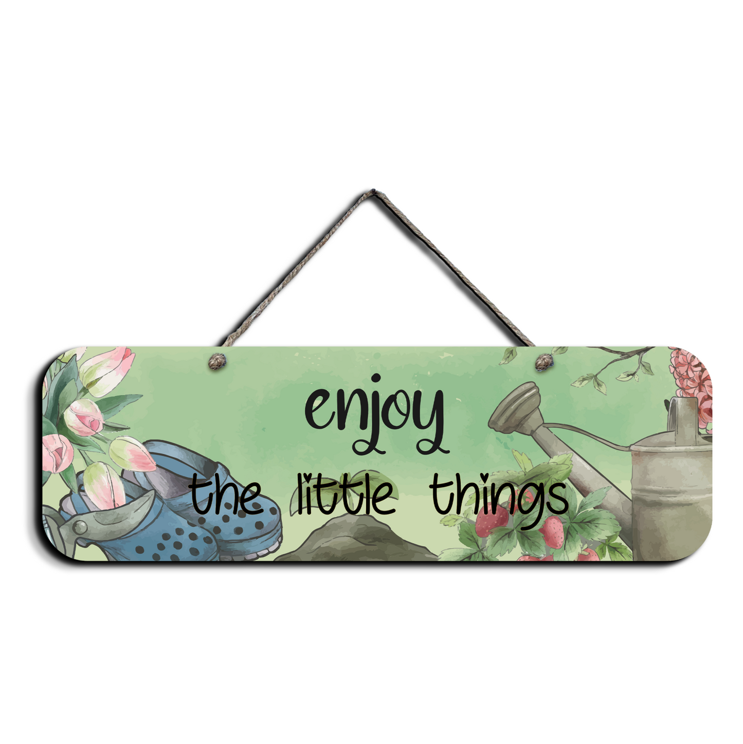 Enjoy The Little Things Wooden Wall Art Wood Print