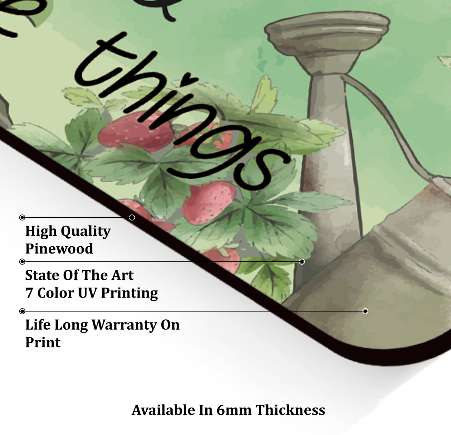 Enjoy The Little Things Wooden Wall Art Wood Print