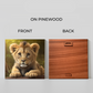 Little Cub Wood Print Wall Art