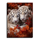 Tiger Couple Wood Print Wall Art