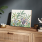 Tropical Plant Wood Print Wall Art