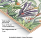 Tropical Plant Wood Print Wall Art