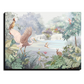 Beautiful Nature With Animals and Birds Wood Print Wall Art