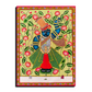 Shrinath Ji Pichwai Green Wood Print Wall Art