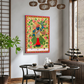 Shrinath Ji Pichwai Green Wood Print Wall Art