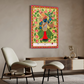 Shrinath Ji Pichwai Green Wood Print Wall Art
