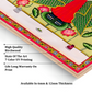 Shrinath Ji Pichwai Green Wood Print Wall Art