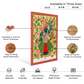 Shrinath Ji Pichwai Green Wood Print Wall Art