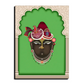 Shrinath Ji Pichwai Wood Print Wall Art Green