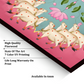 Sacred Cow Pichwai Wood Print Wall Art Pink