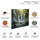 Beautiful Waterfall Landscape Wood Print Vastu Wall Art