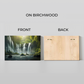 Beautiful Waterfall Landscape Wood Print Vastu Wall Art