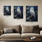 Antique Owl Wood Print Wall Art