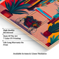 Mexico Colorful Wood Print Wall Art Set of 2