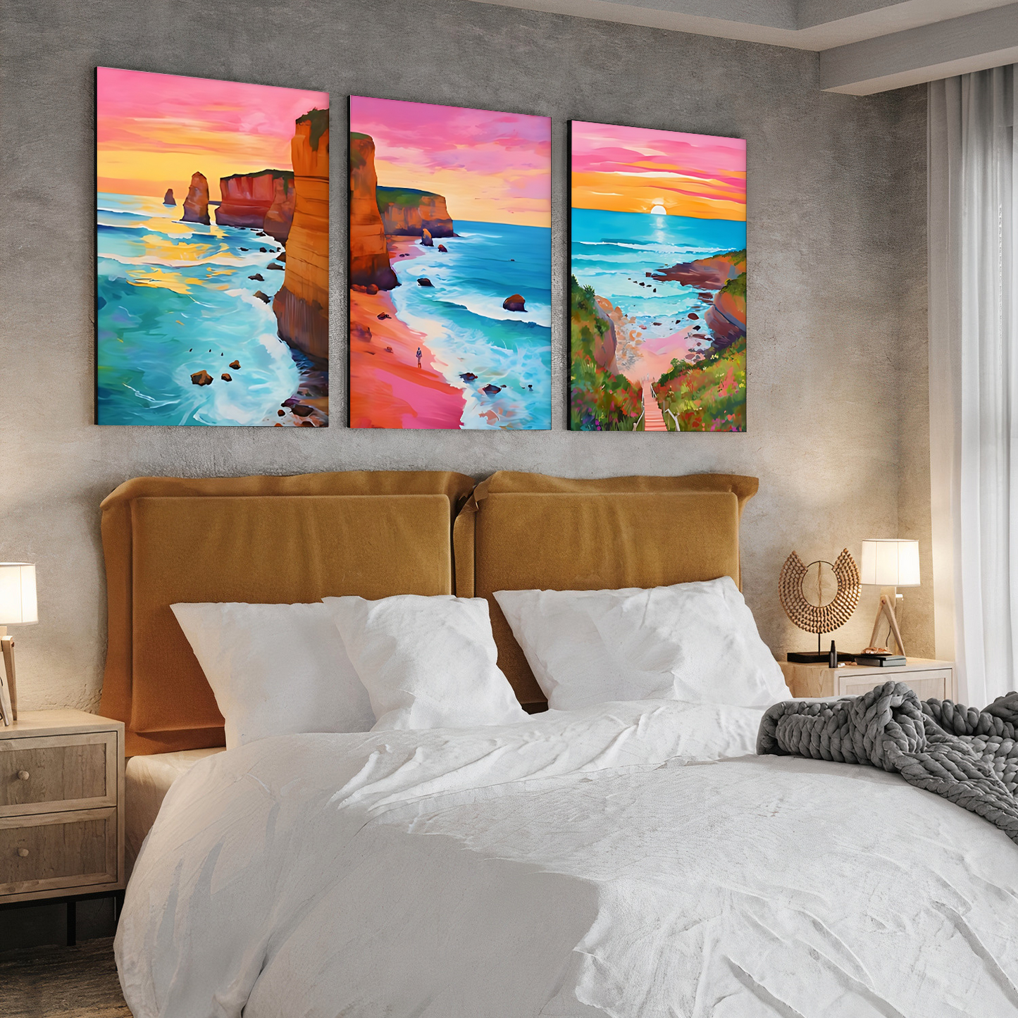 Ocean Odyssey Gallery Wood Print Wall Art Set of 3