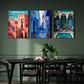 Morocco Gallery Wood Print Wall Art Set of 3