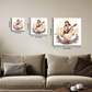 Goddess Saraswati Playing With Veena Wood Print Wall Art