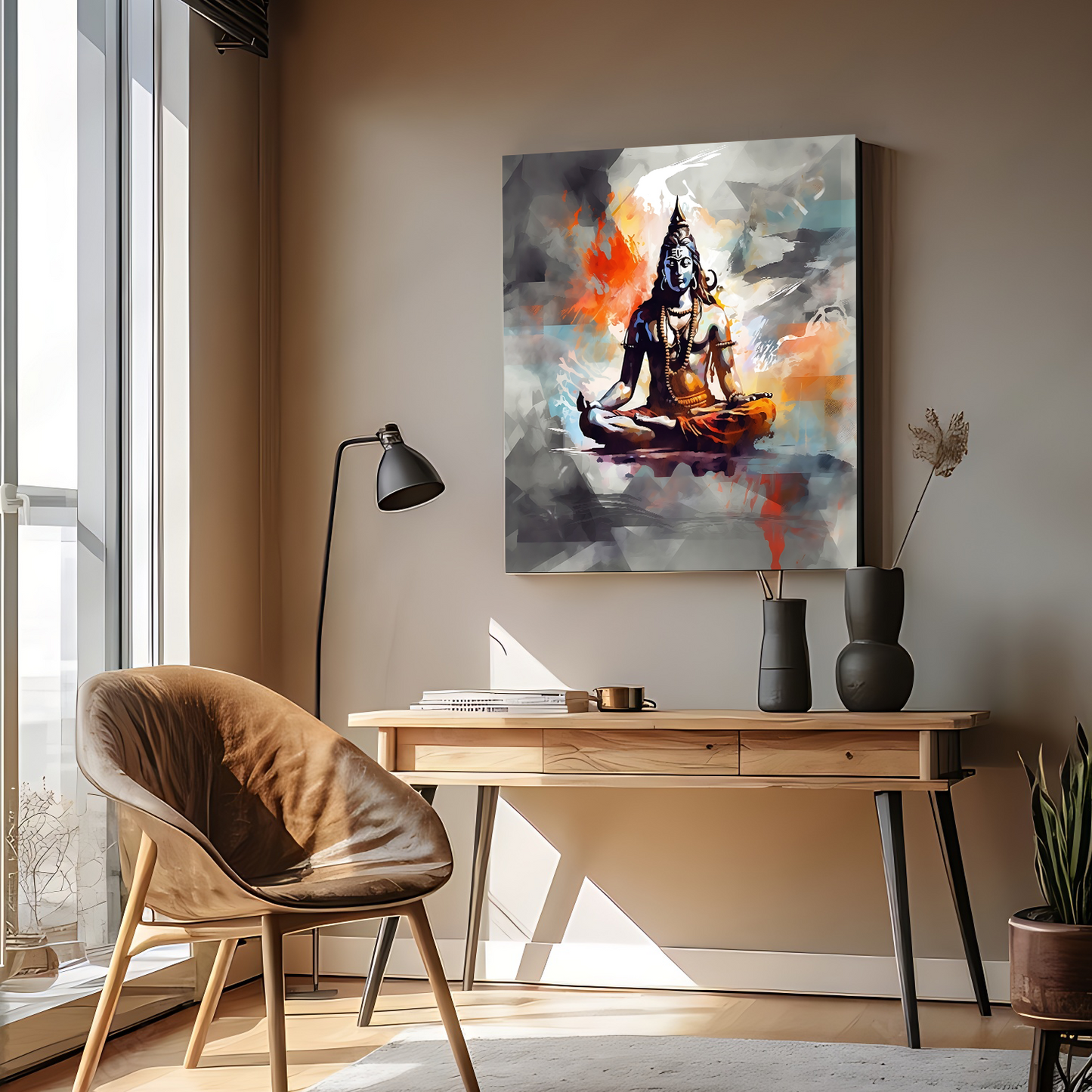 Shiva Ji Mahadev Wood Print Wall Art