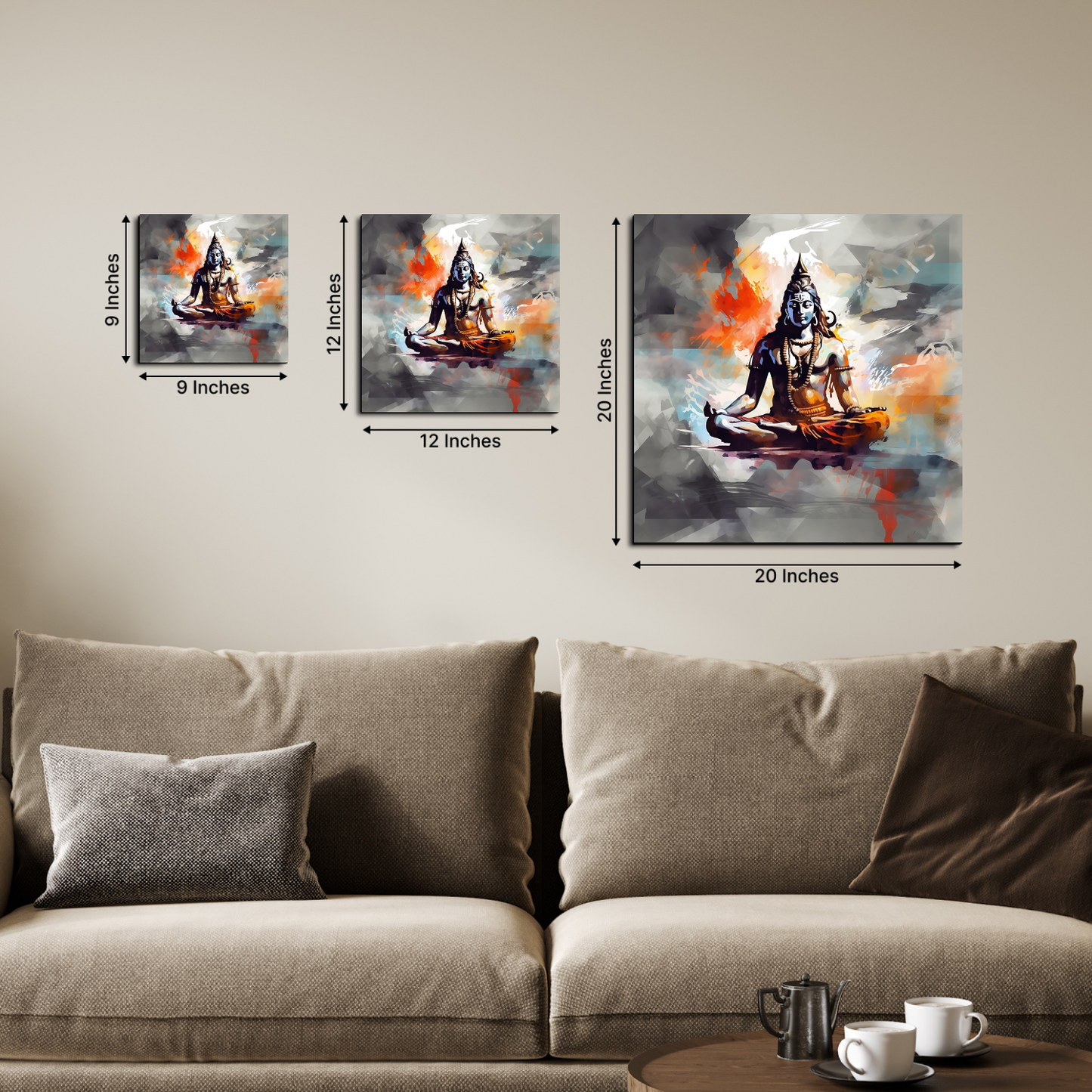 Shiva Ji Mahadev Wood Print Wall Art