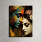 Radha Krishna Wood Print Wall Art