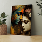 Radha Krishna Wood Print Wall Art