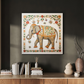 Elephant Wood Print Wall Art For Prosperity and Luck