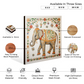 Elephant Wood Print Wall Art For Prosperity and Luck