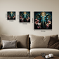 Elephant 3D Wood Print Wall Art