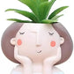 Cute Girl Succulent Planter