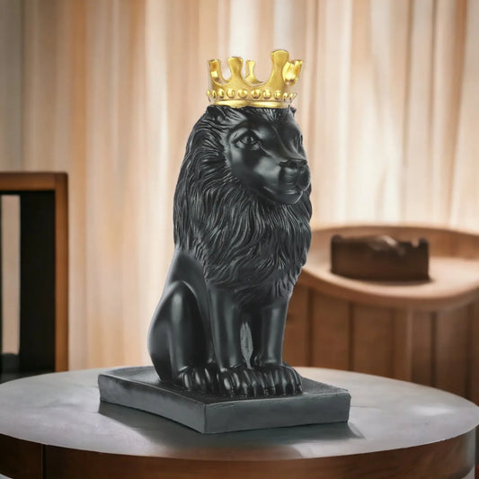 Crowned Lion Executive Figurine