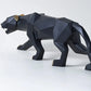 Prestige Regal Geometric Panther Resin Sculpture For Living Room Or Office