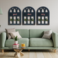 Good Vibes Only Quote Window Wall Art Set of 3