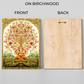 Tree of Life Pichwai With Ganesh Wood Print Wall Art