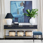 Black and Gold Large Luxurious Console Table