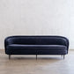 3 Seater Curve Luxurious Sofa Blue