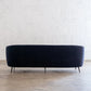 3 Seater Curve Luxurious Sofa Blue