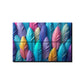 Colorful Feathers Luxury Wall Tiles Set