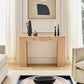 Textured Storage Console Table