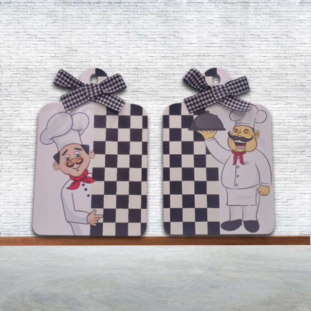 Chef Wooden Wall Hanging and Decorative item